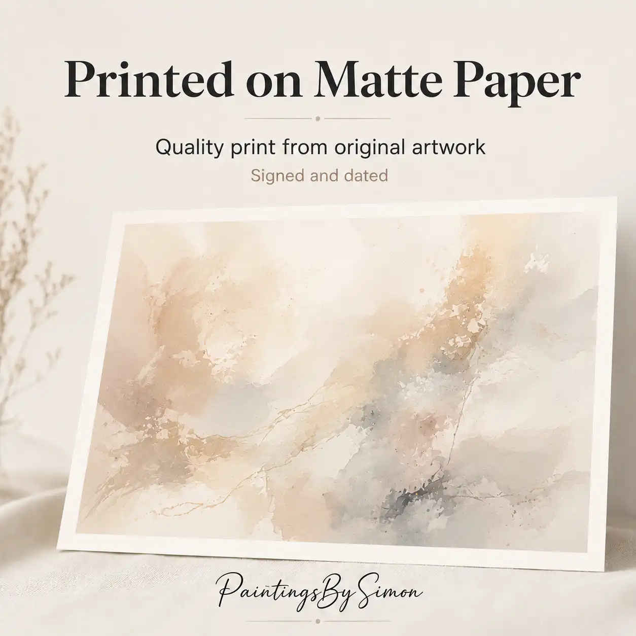 All prints on matte paper - Simonruddstudio.co.uk