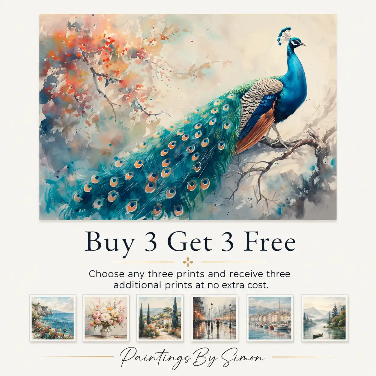 Buy 3 prints and get 3 free - Simonruddstudio.co.uk