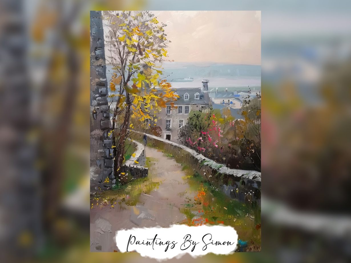 Autumn Rudd Autumn Tree Path Print on Matte Paper | Woodland Walk Wall Art ...