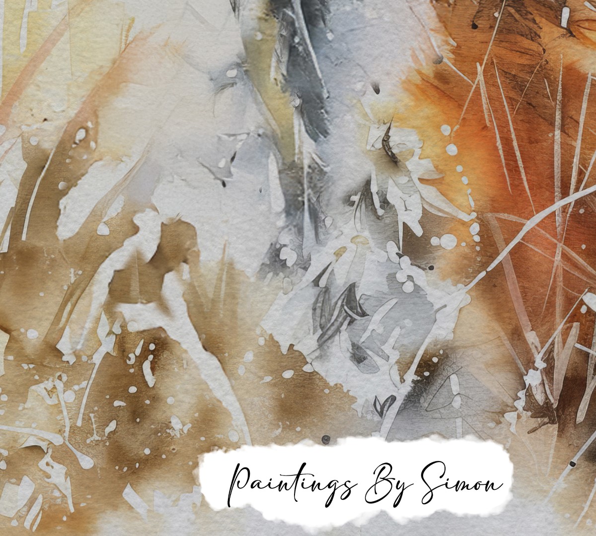 Nature-inspired fox artwork with warm, rustic tones
