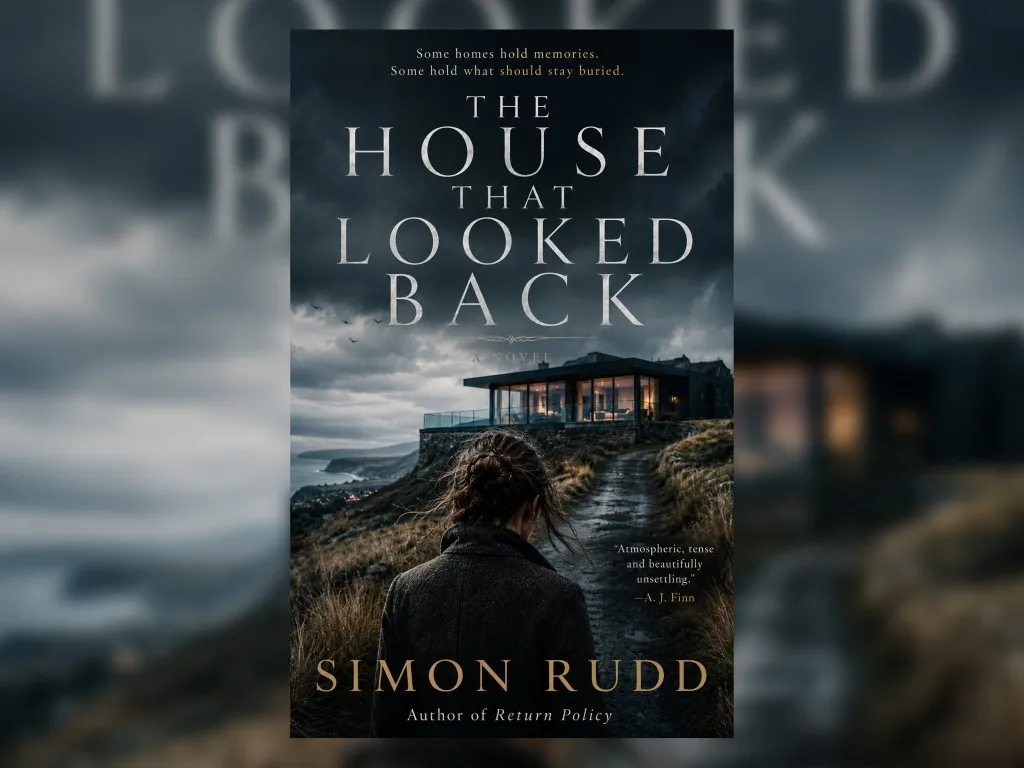 Supernatural glass house thriller book cover